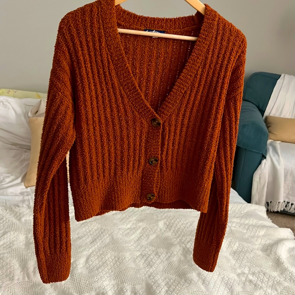 Cropped Sweater Cardigan